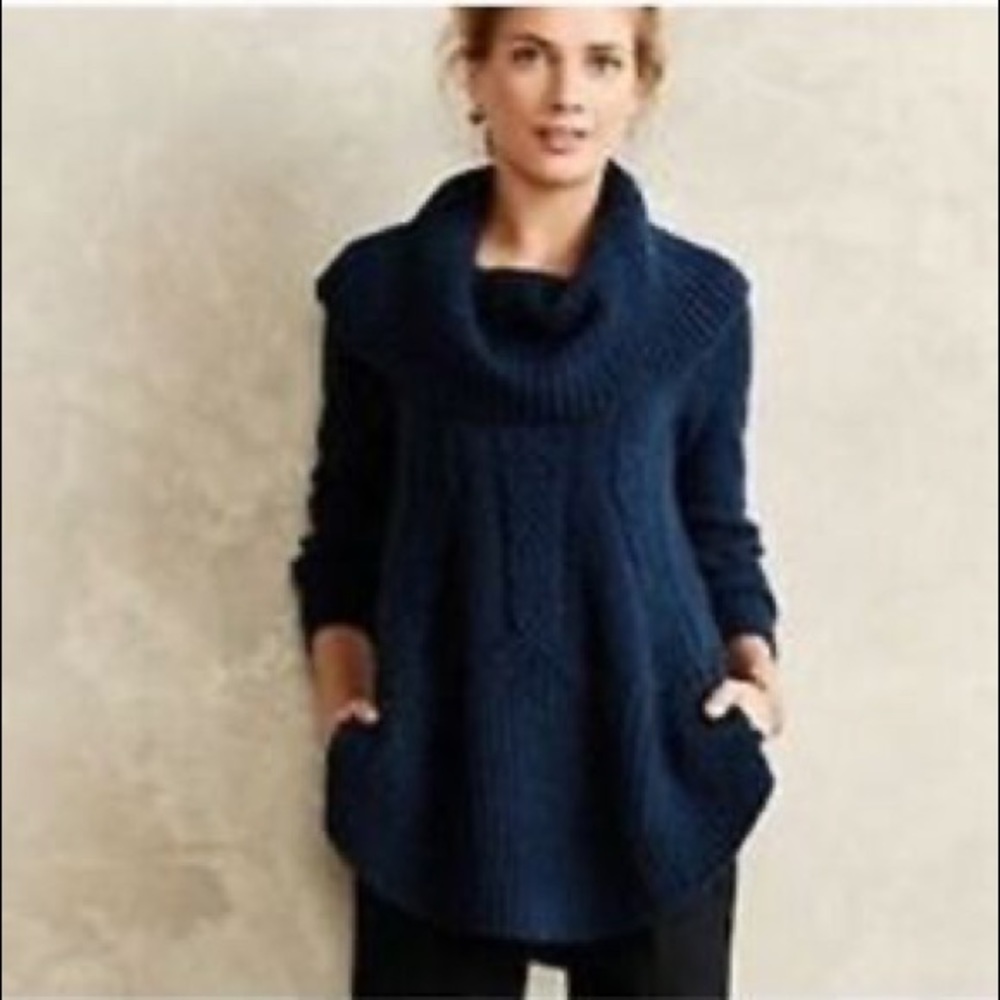 Anthropologie Angel of the North Boucle sweater